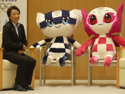 五輪相就任時、東京都庁を訪れた橋本聖子氏（19年9月17日撮影）