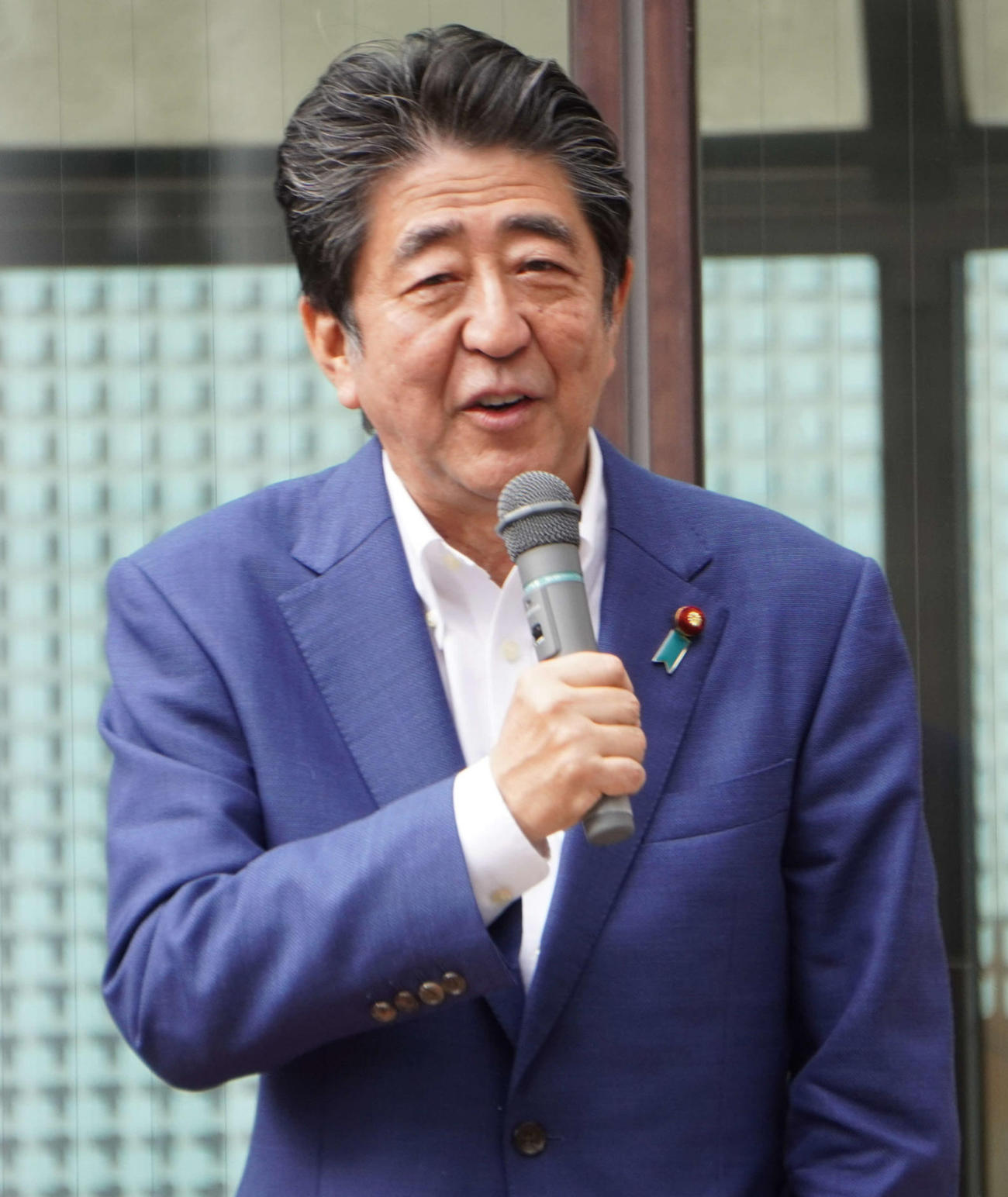 安倍晋三元首相（2022年7月6日撮影）