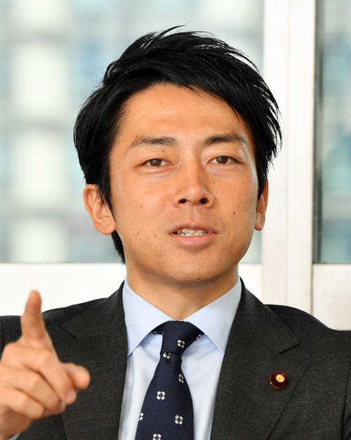 2019年4月、令和の抱負を語る小泉進次郎衆院議員