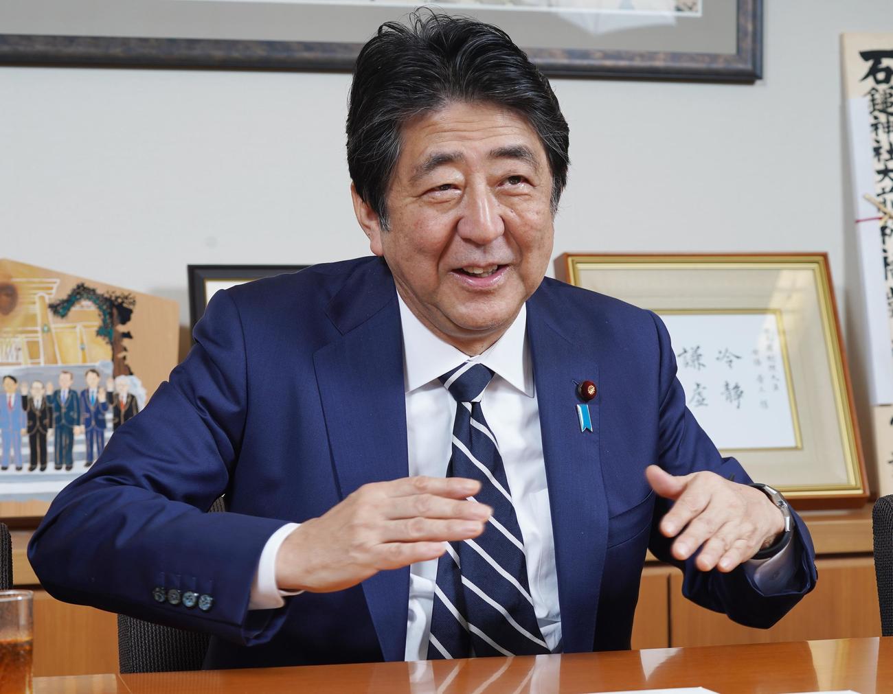 安倍晋三氏（2020年撮影）