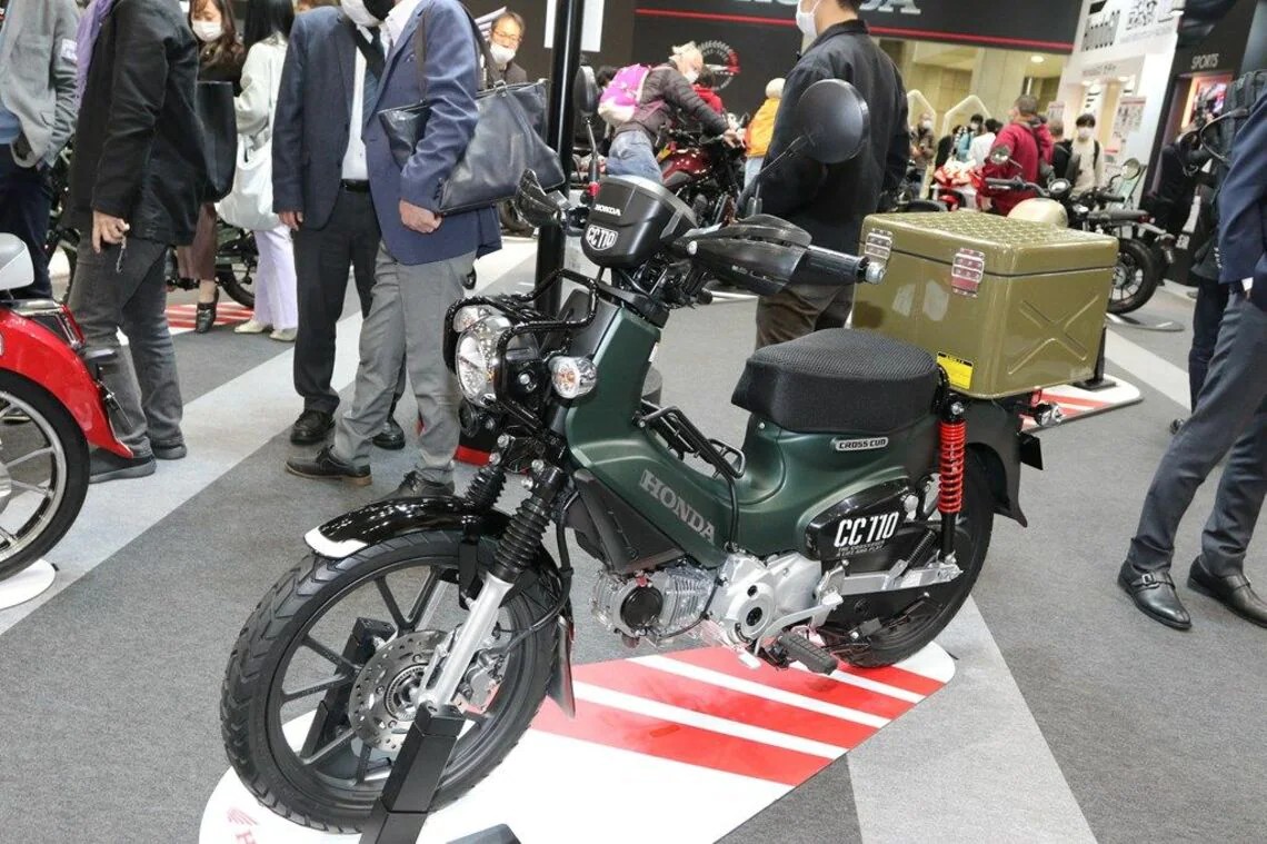 ホンダのクロスカブ110（筆者撮影）