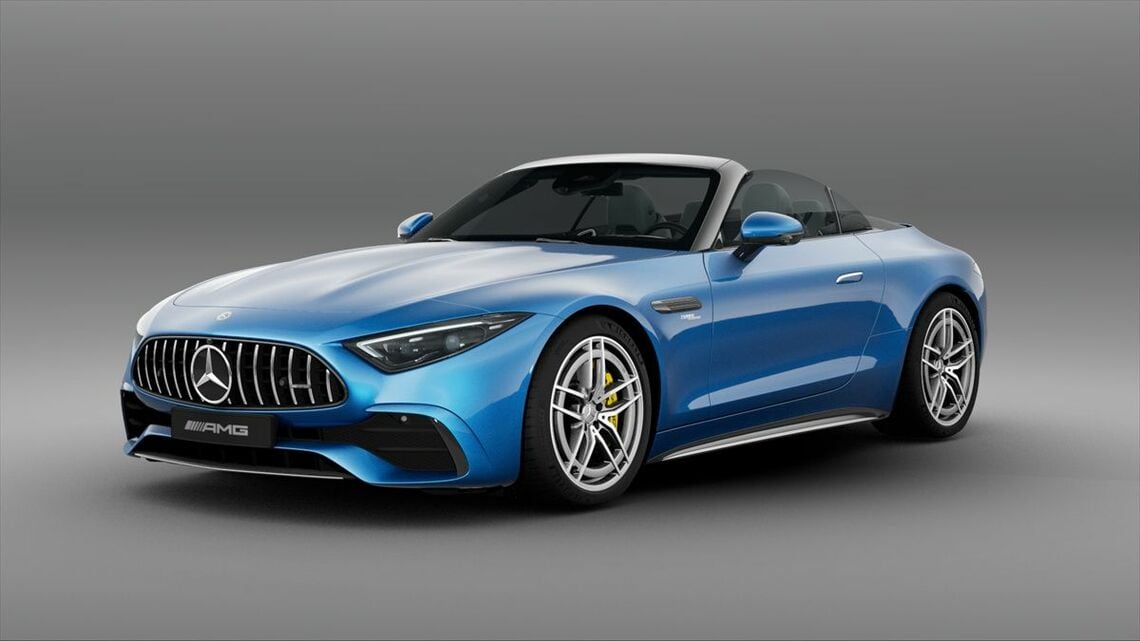 国内発表された「メルセデス AMG SL 43」（写真：メルセデス・ベンツ日本）