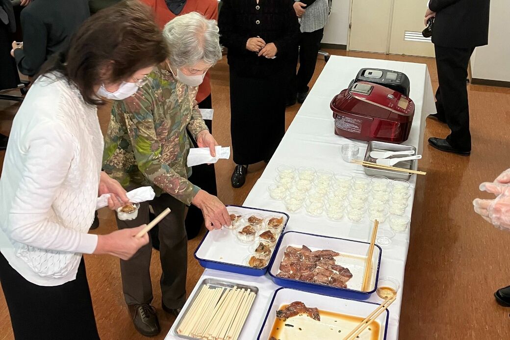 試食会の様子（筆者撮影）