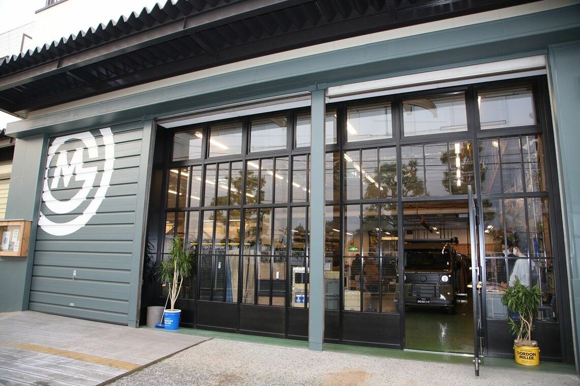 ゴードンミラーの直営店となる「ゴードンミラー・クラマエ」（筆者撮影）