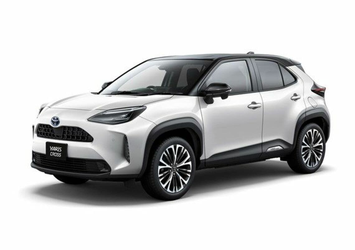 SUV車のヤリス クロス。カローラも同様にSUV車やステーションワゴンなどもあり、それらも販売台数に反映されている（写真：トヨタ自動車）