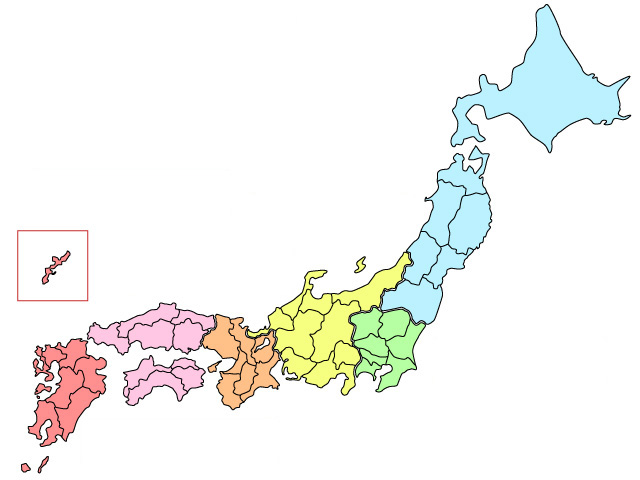 日本地図