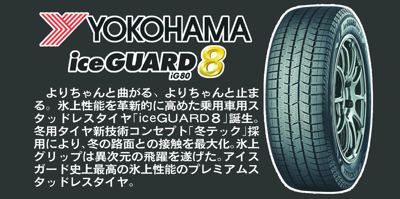 ヨコハマタイヤ　アイスガード8 iG80