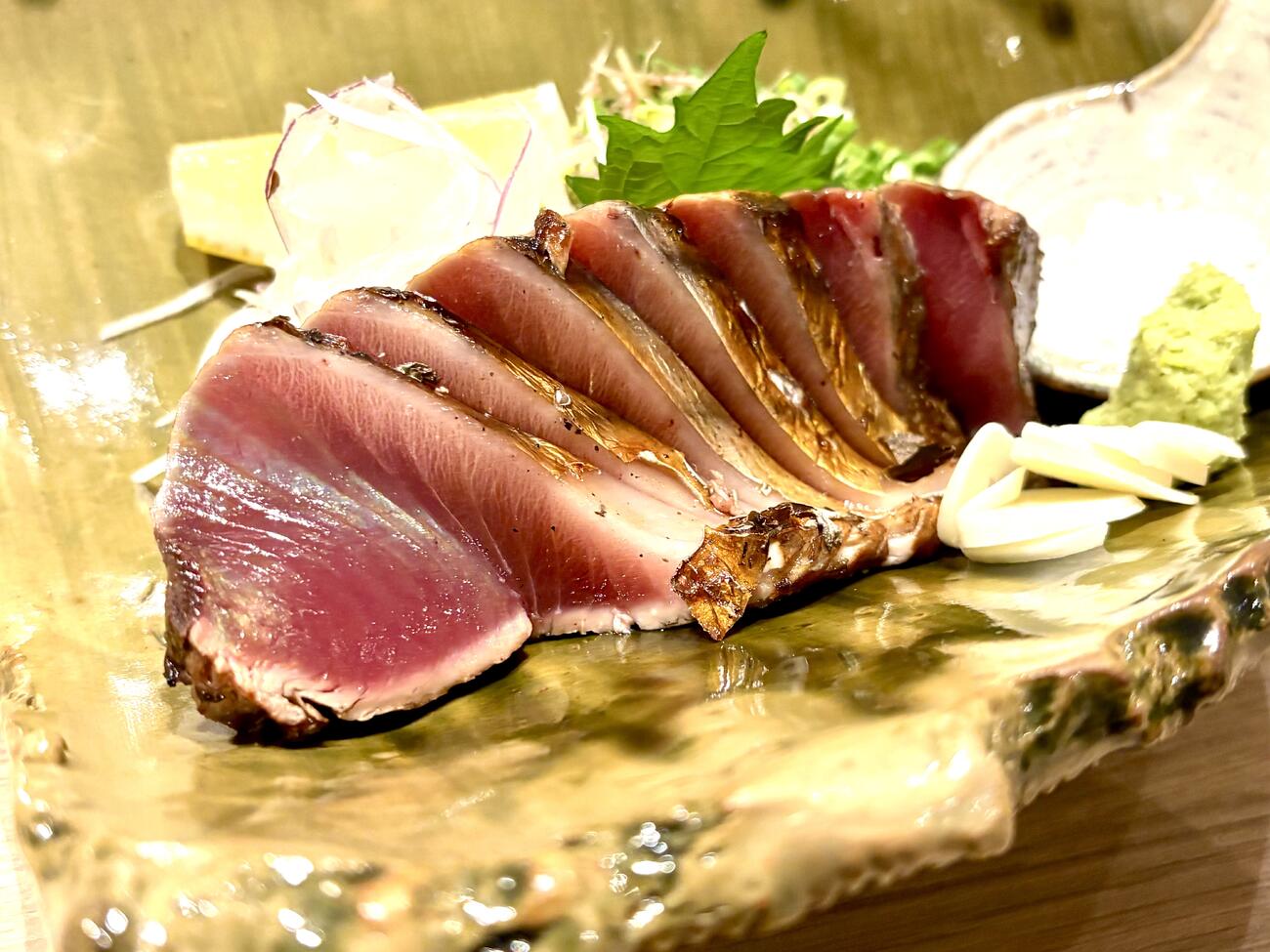 わら焼きカツオの塩たたき