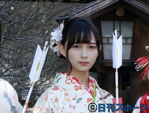 鈴木絢音（2019年1月11日撮影）