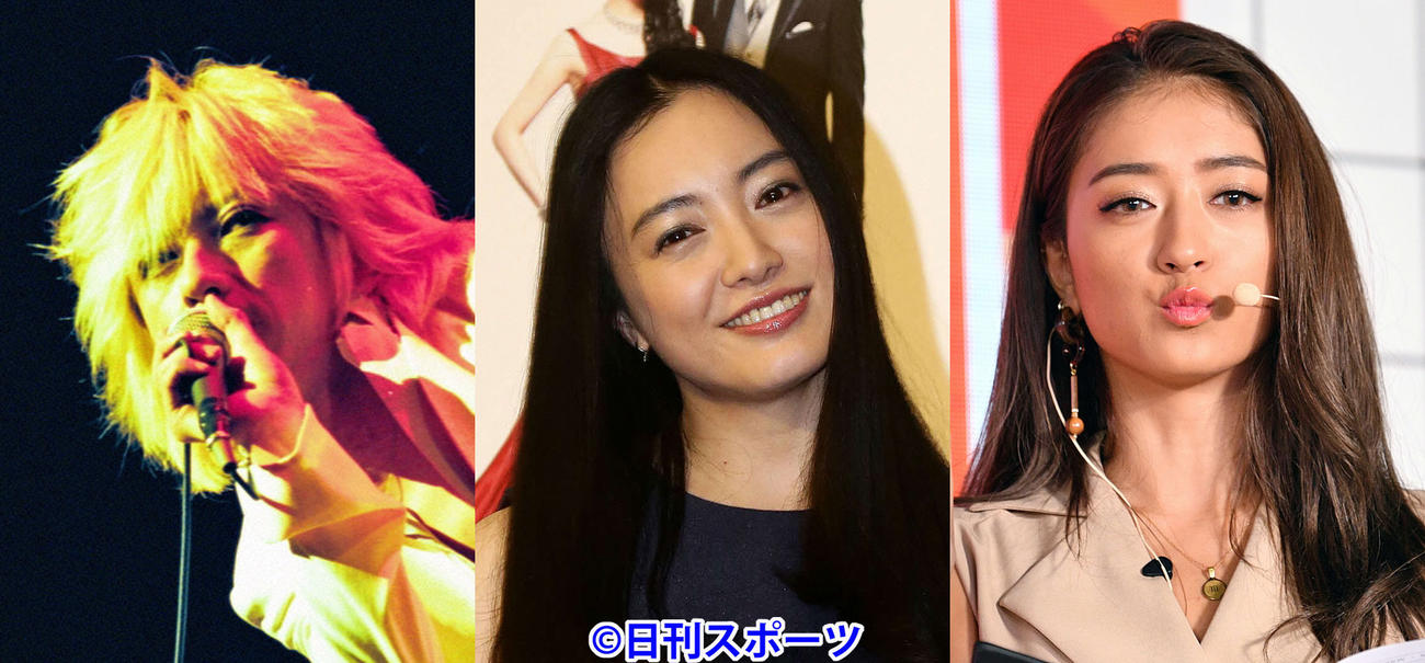 左から清春、仲間由紀恵、池田美優