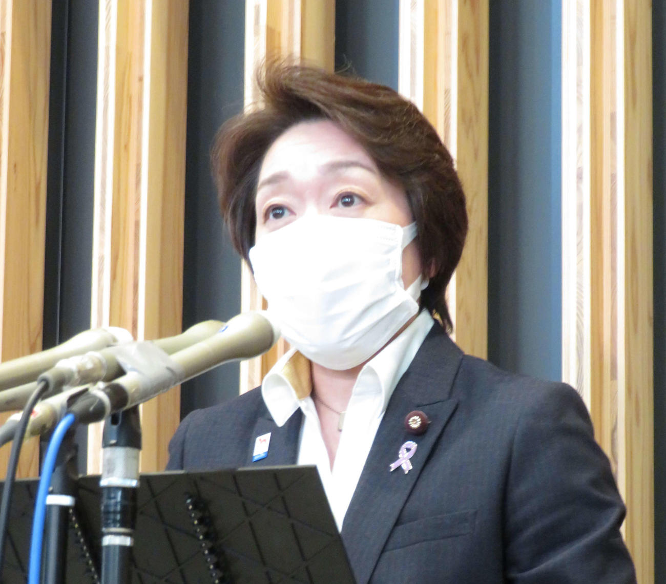橋本聖子氏（2020年11月16日撮影）