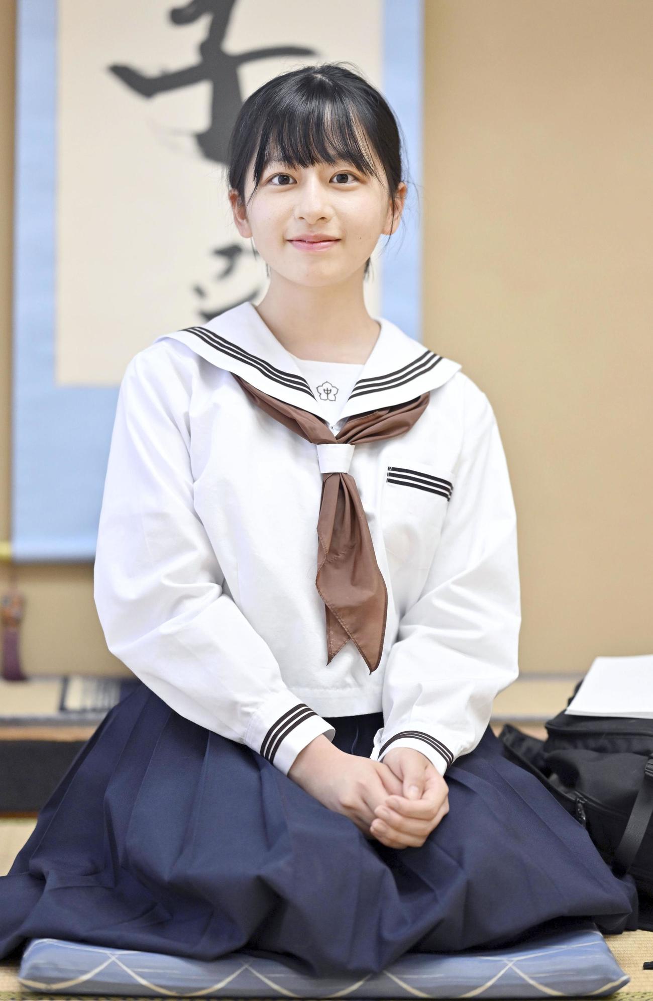 現役最年少女流棋士としてプロデビューを果たした鎌田美礼女流2級