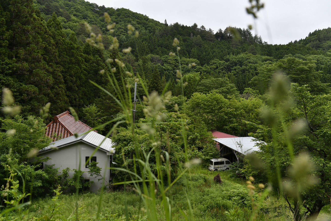 福島県葛尾村野行地区の帰還困難区域（共同）