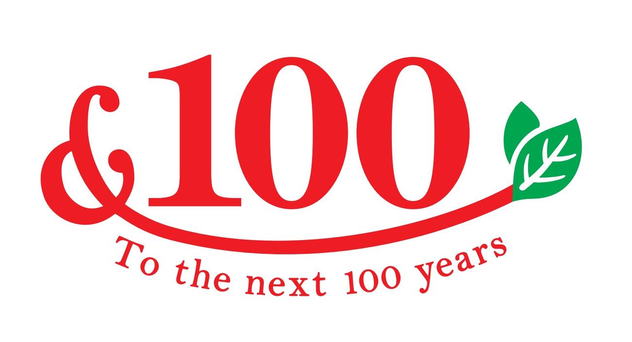 エスビー食品　創業100周年ロゴ