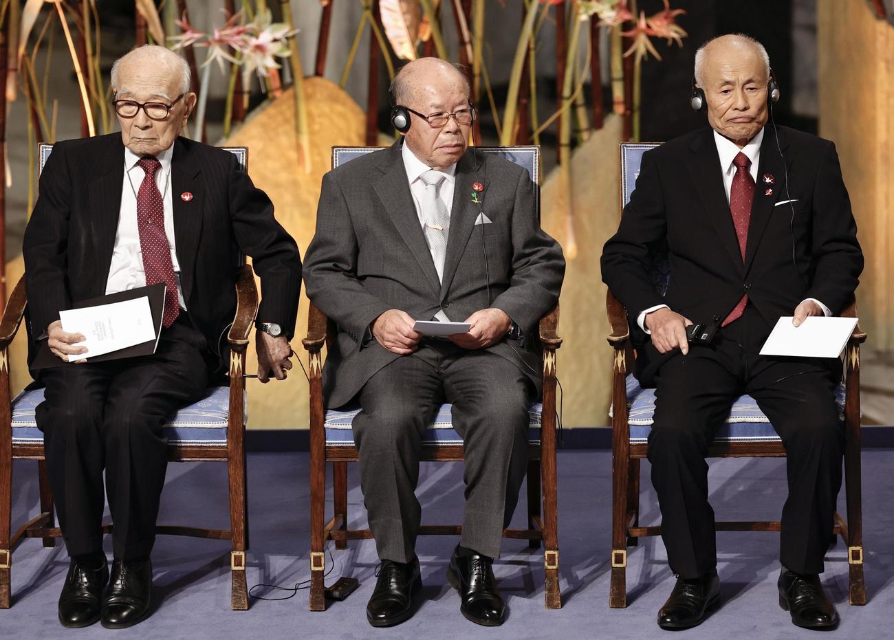 被団協にノーベル平和賞授与 核危機に田中さん「限りない怒りを覚える」日本2例目、50年ぶり - 社会写真ニュース : 日刊スポーツ