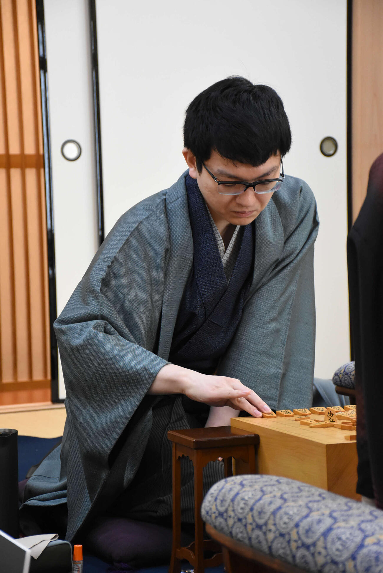 王将戦7番勝負第4局2日目に臨んだ永瀬拓矢九段（日本将棋連盟提供）