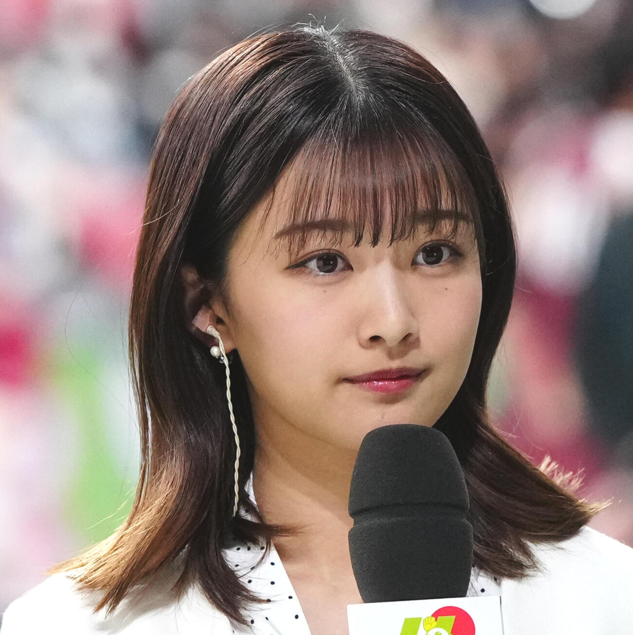 原田葵アナ（2024年1月撮影）