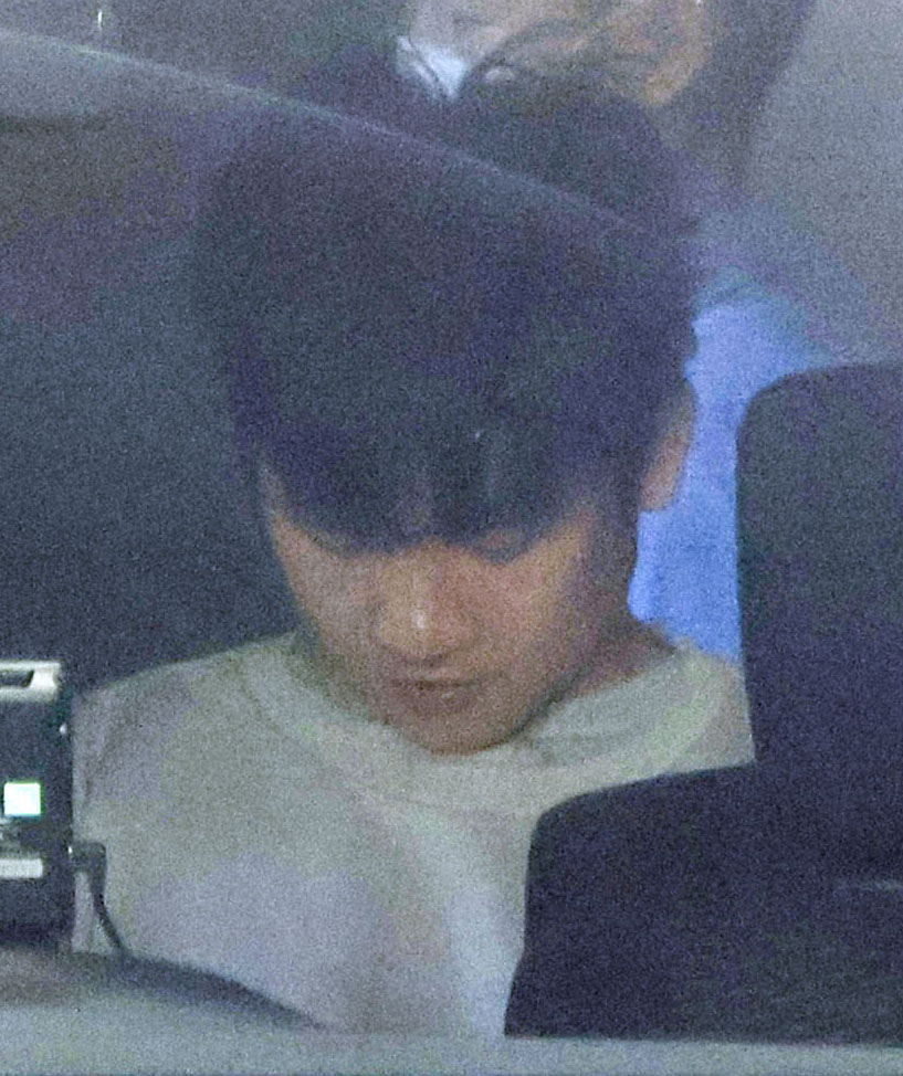 逮捕されたグエン・マイン・フン容疑者（共同）