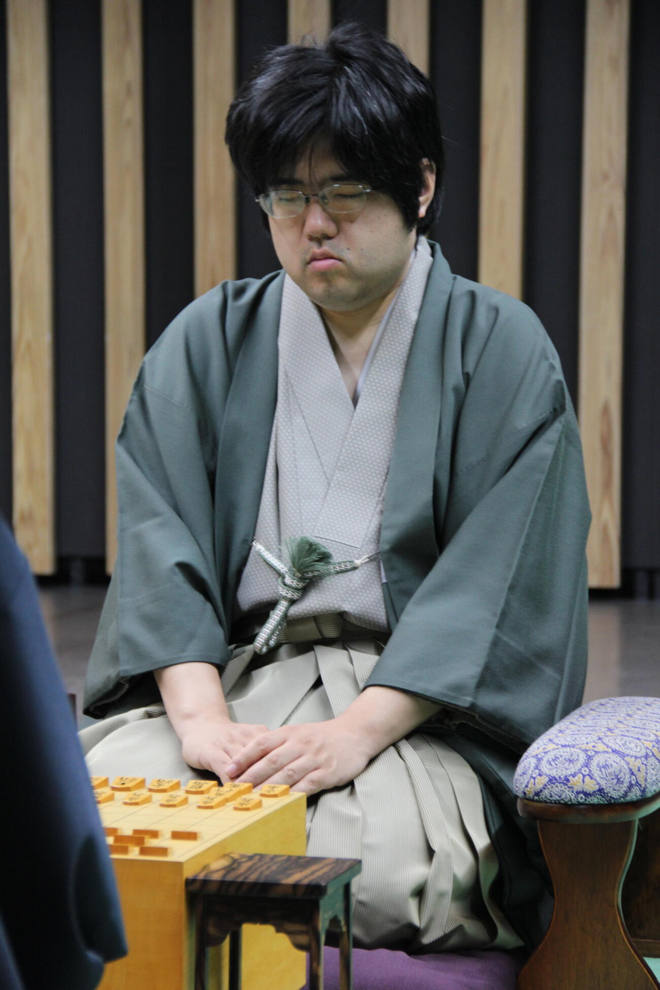 名人戦7番勝負第4局に臨んだ糸谷哲郎九段（日本将棋連盟提供）