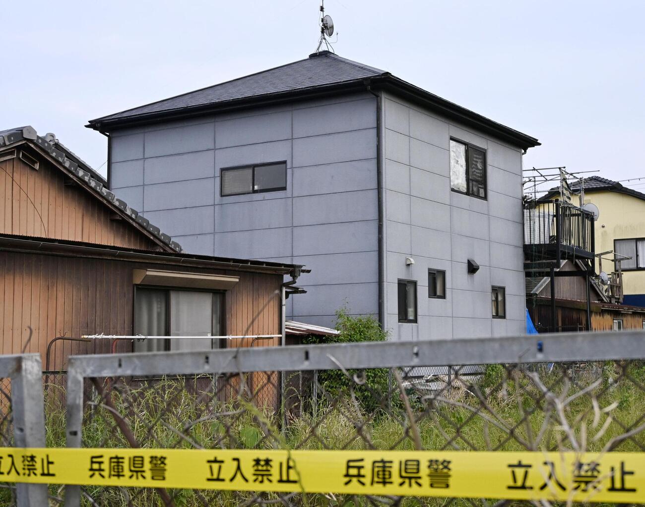 母娘2人の遺体が見つかった住宅（共同）