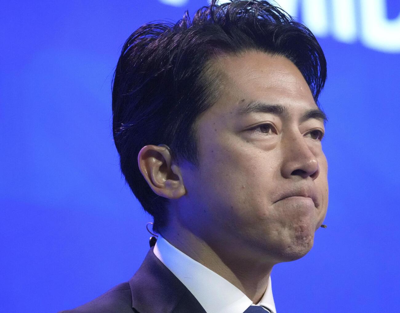 アジア安全保障会議で演説する小泉防衛相（AP）