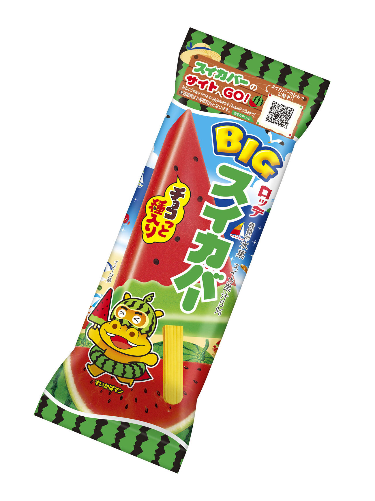ロッテが値上げする「BIGスイカバー」（共同）