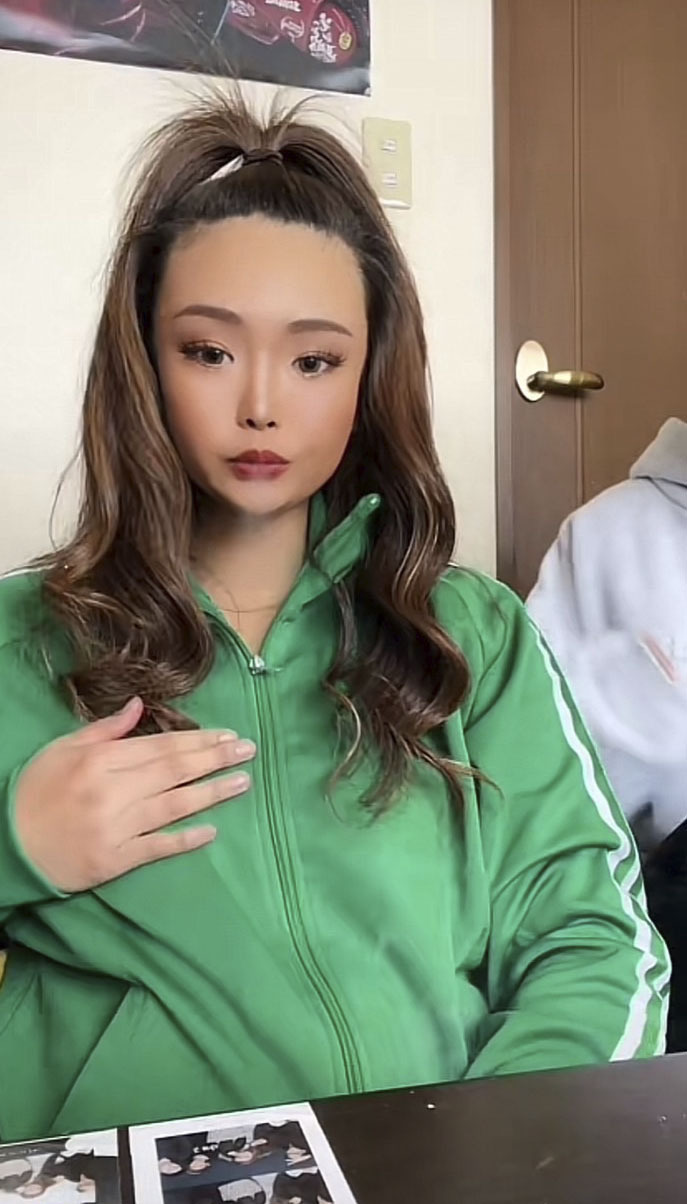 内田梨瑚被告（動画投稿アプリから）(共同)