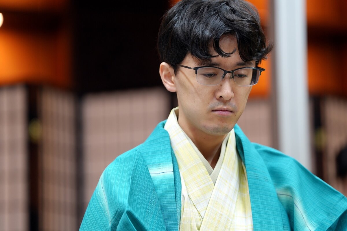 王位戦は初登場となる伊藤匠2冠（日本将棋連盟提供）