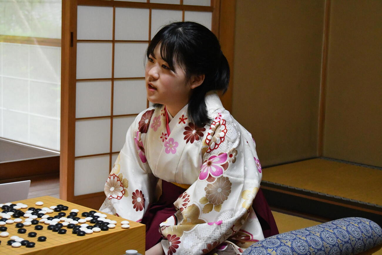 準優勝の高山希々花初段