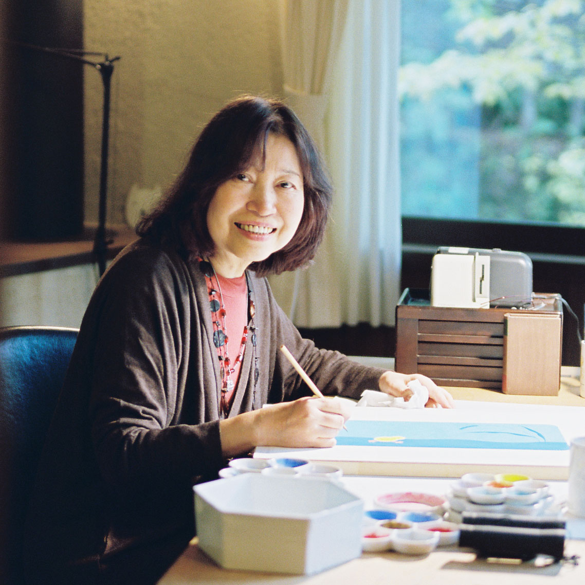 林明子さん（撮影・浅田政志、福音館書店提供＝共同）