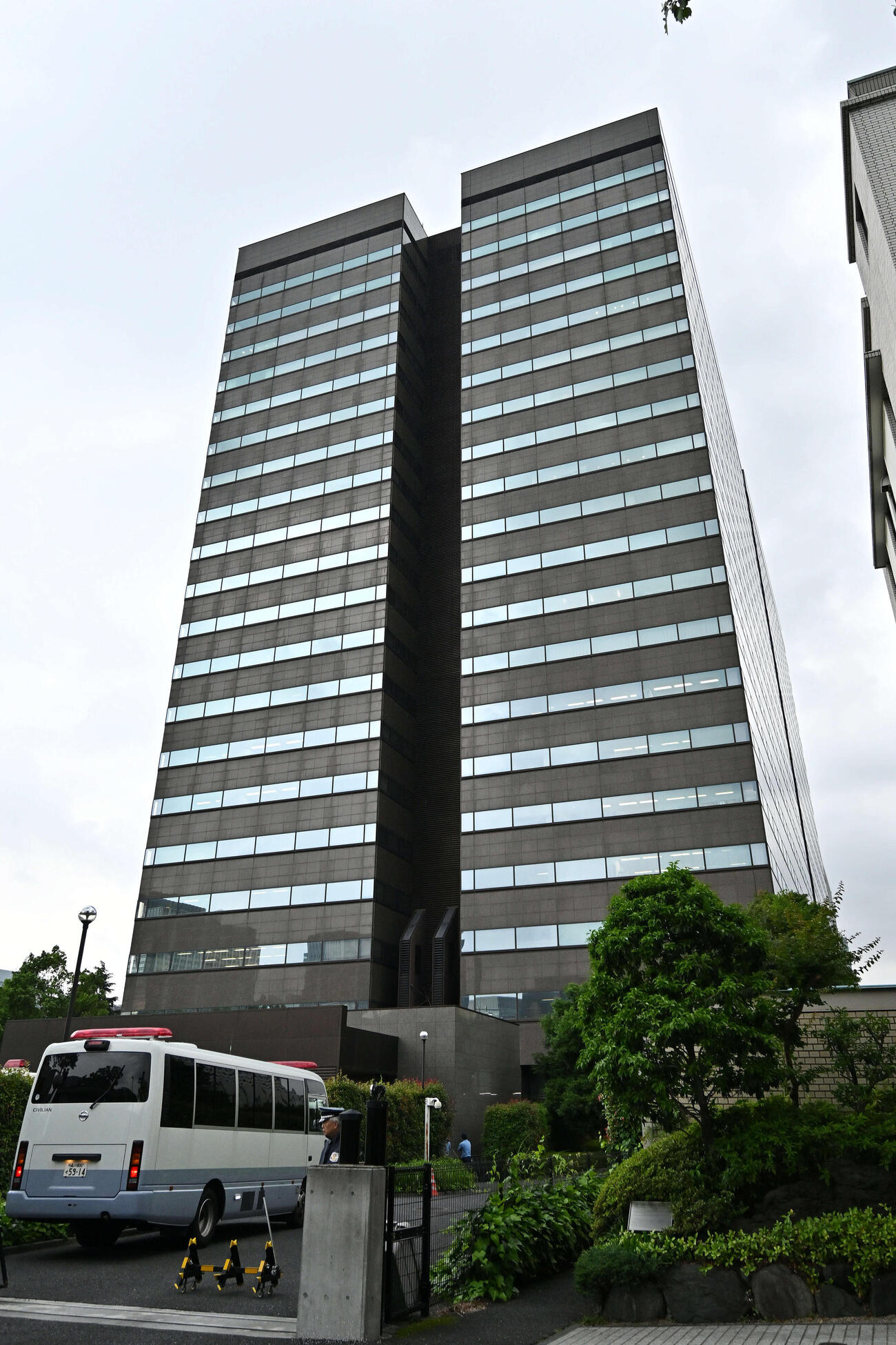 東京地検などが入る中央合同庁舎6号館（2024年撮影）