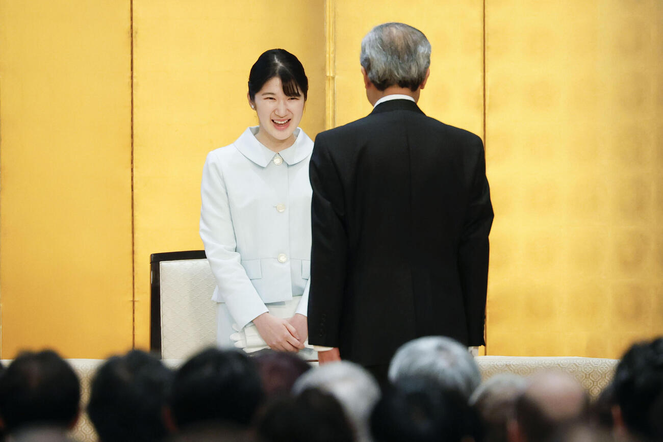 第37回半導体物理国際会議の開会式に出席された愛子さま(共同)