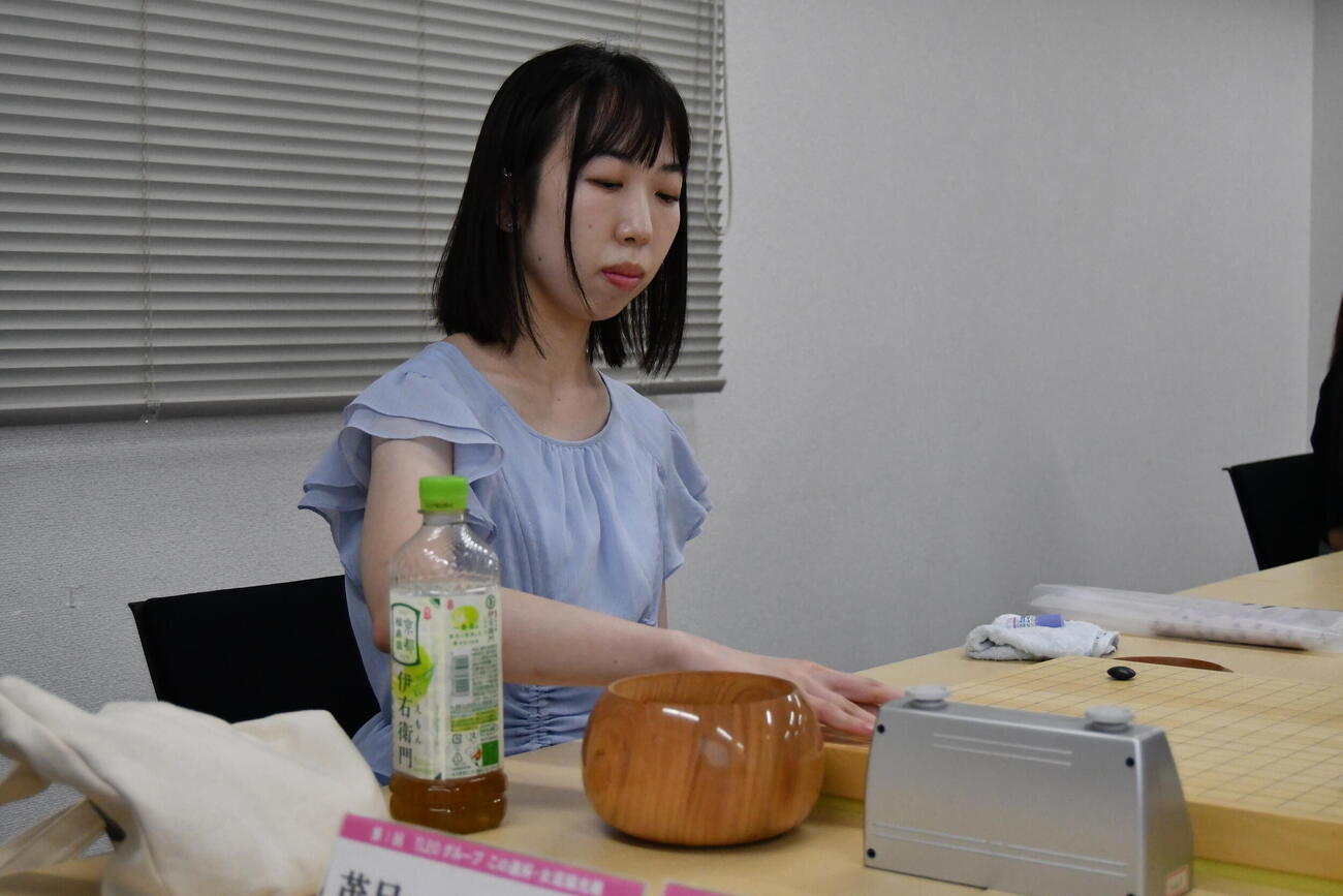 惜しくも準優勝に終わった茂呂有紗三段
