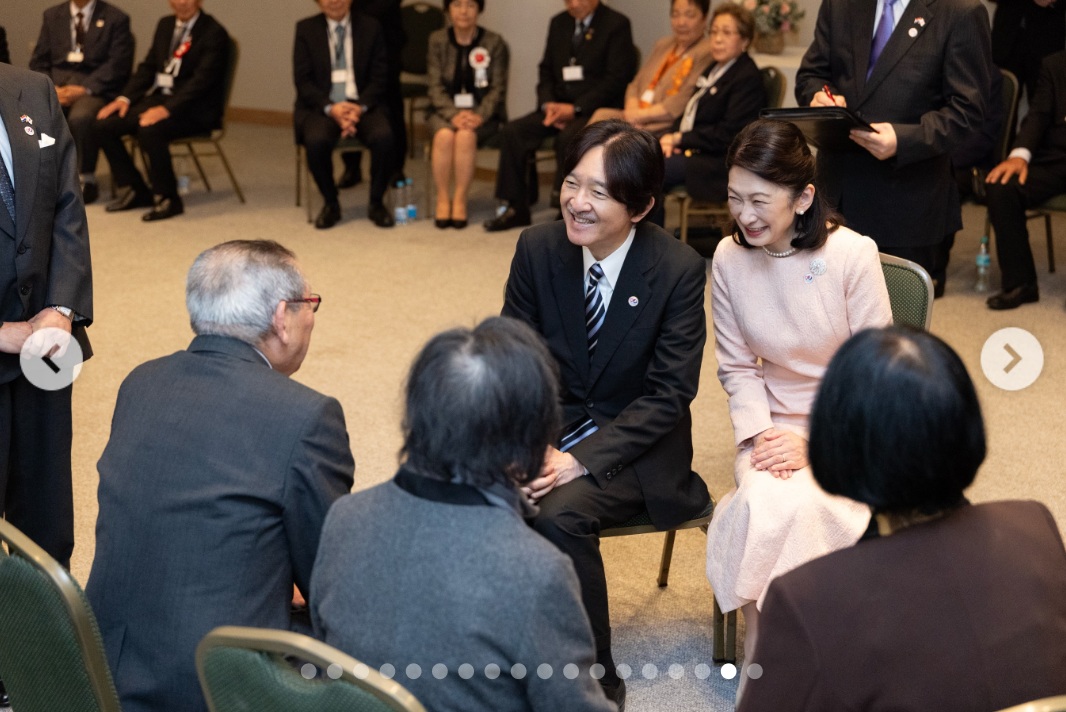 パラグアイ移住日本人らと交流する秋篠宮ご夫妻