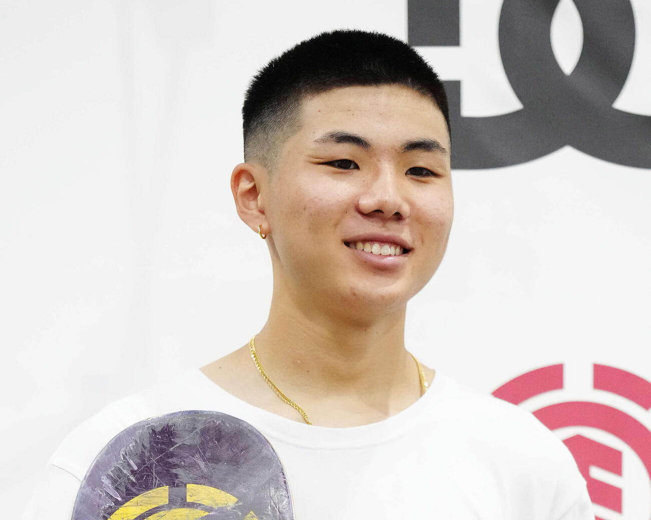 スケートボードの青木勇貴斗選手（21年7月撮影）