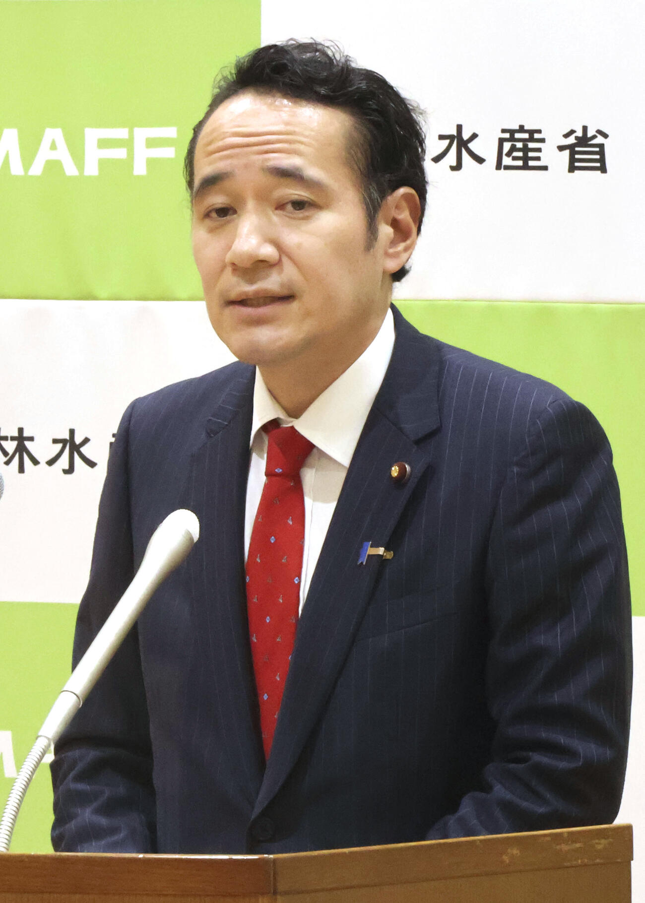 簗和生農相＝18日(共同)