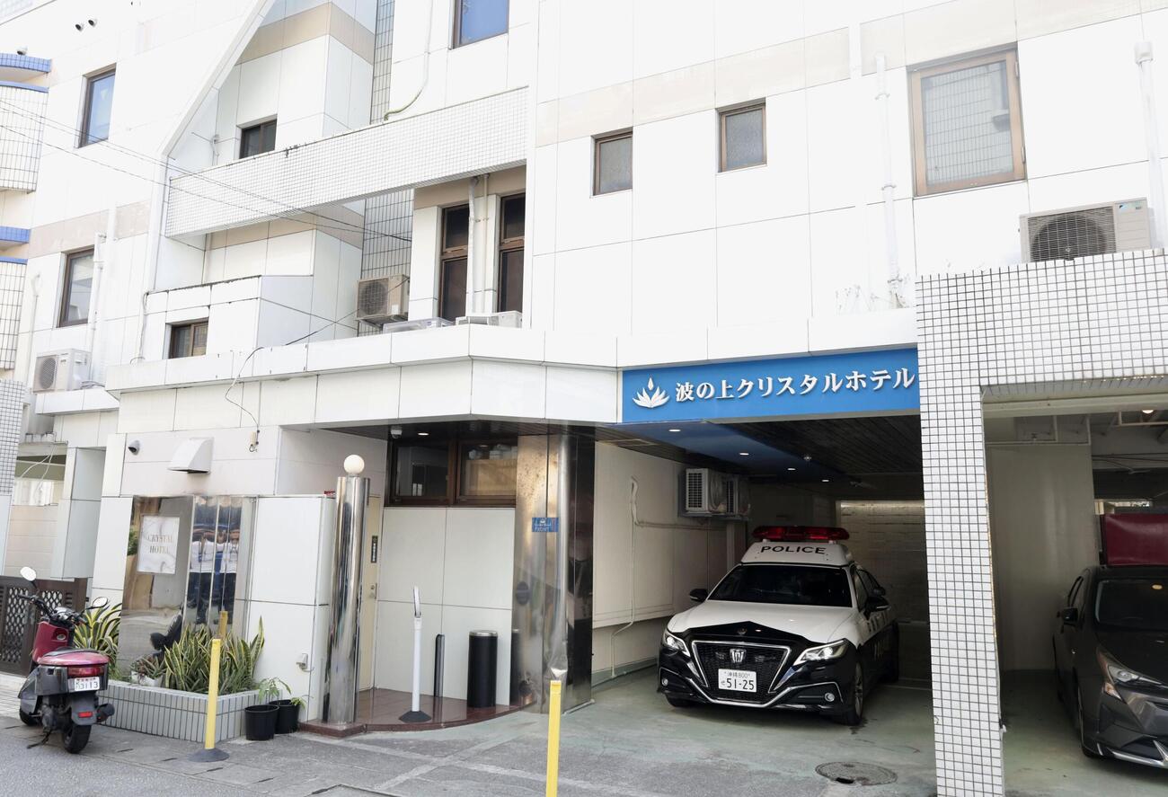 女性の遺体が見つかったホテル（共同）