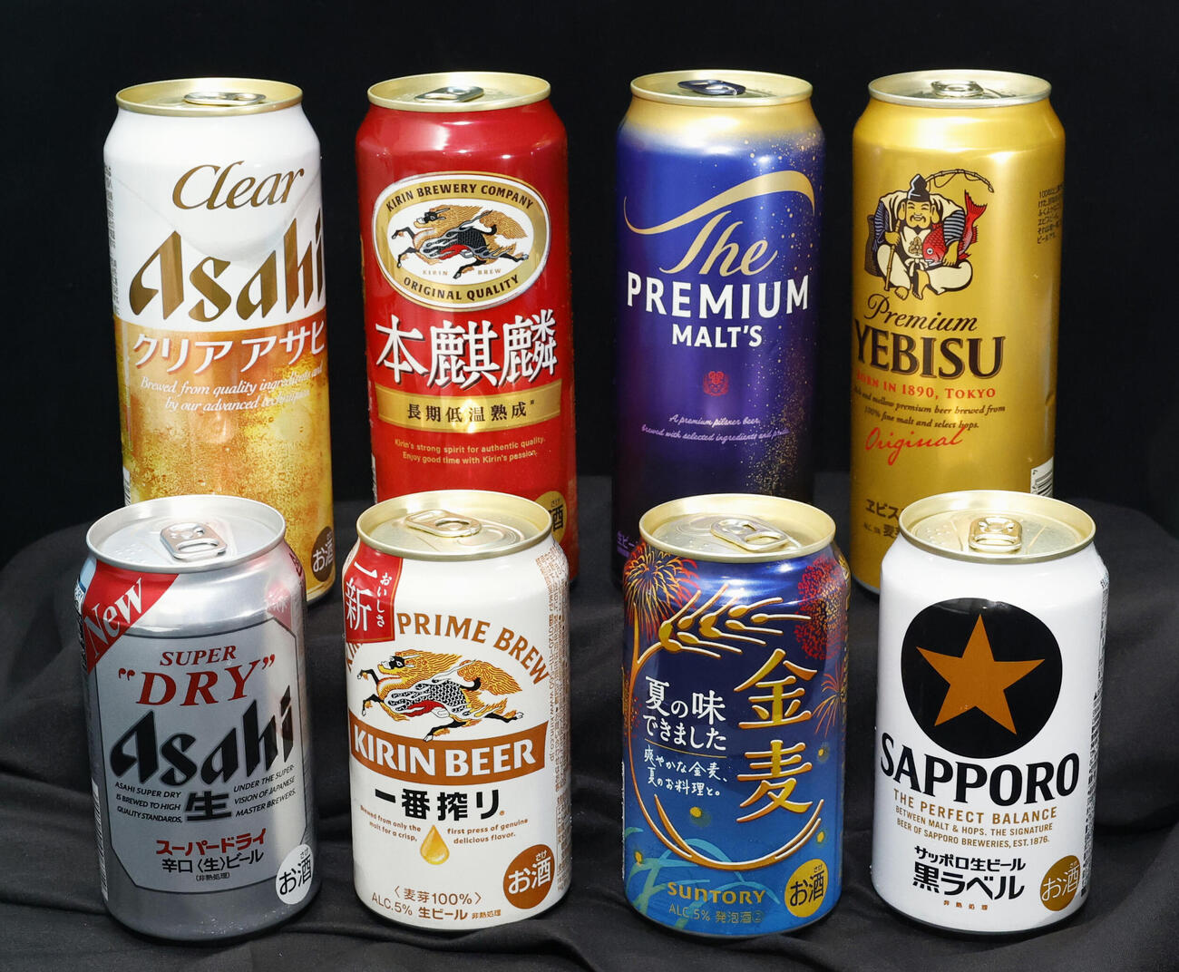 ビール大手4社の商品（共同）