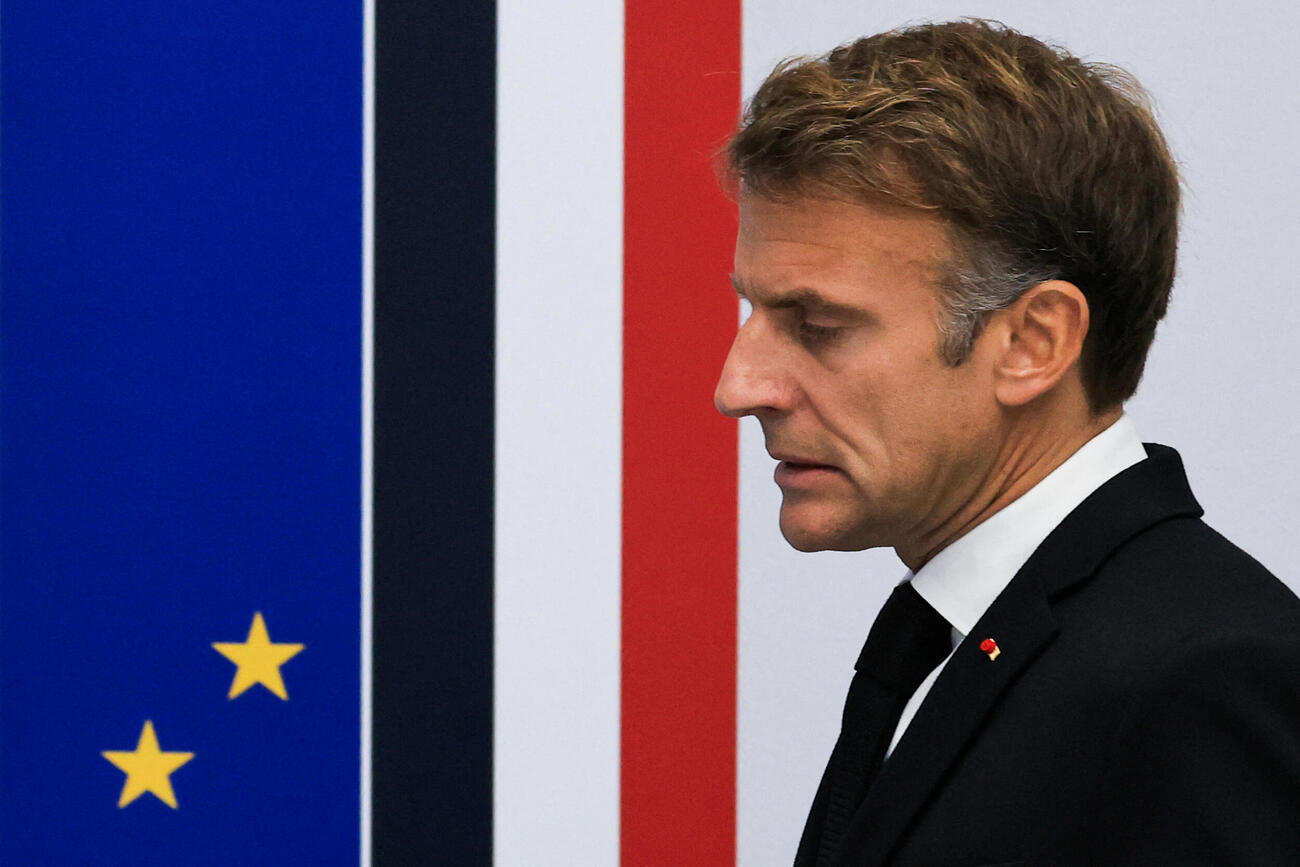 フランスのマクロン大統領（2026年10月28日撮影、ロイター）