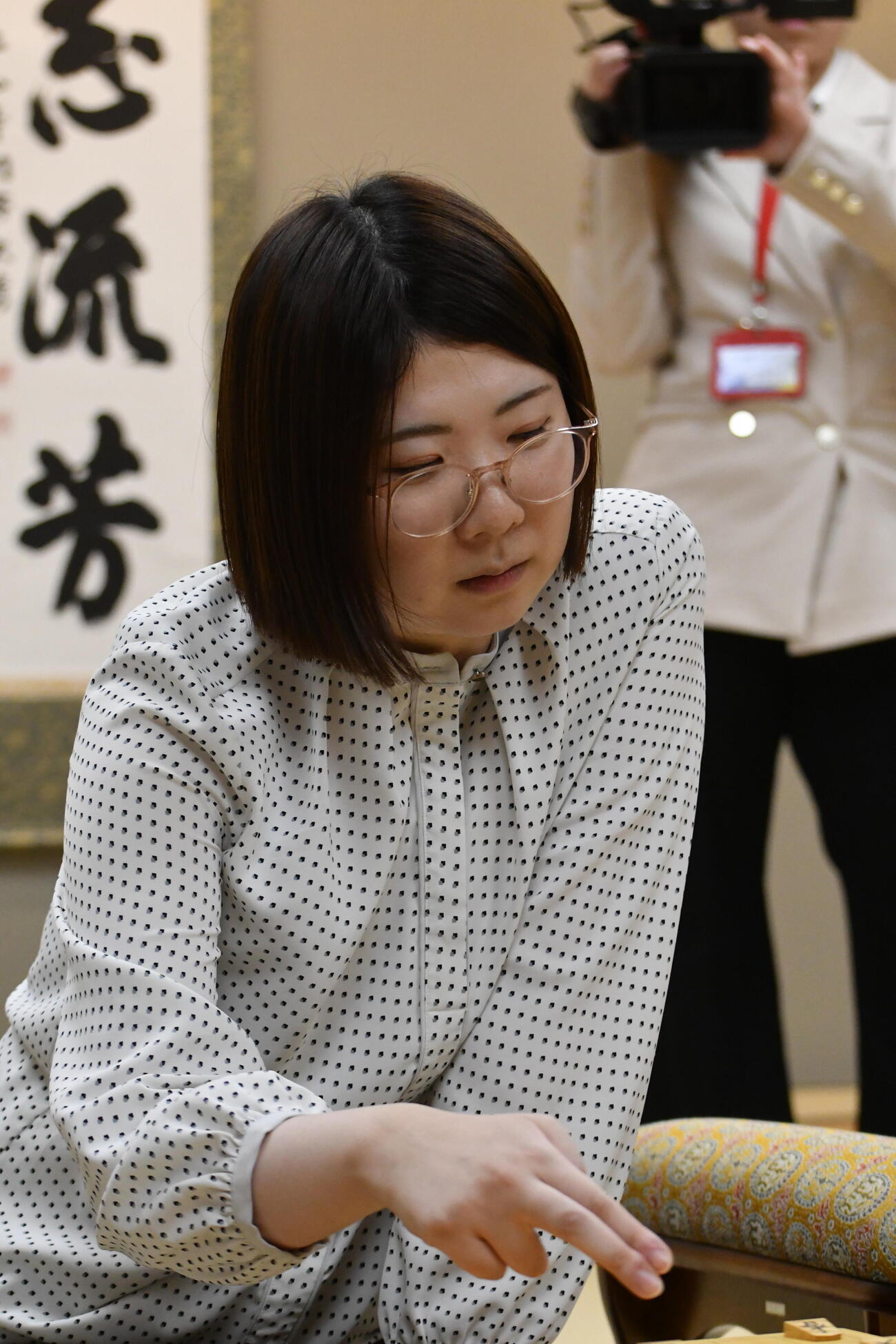 昨年に続いて中七海女流三段を下して5連覇を達成した西山朋佳女流王将