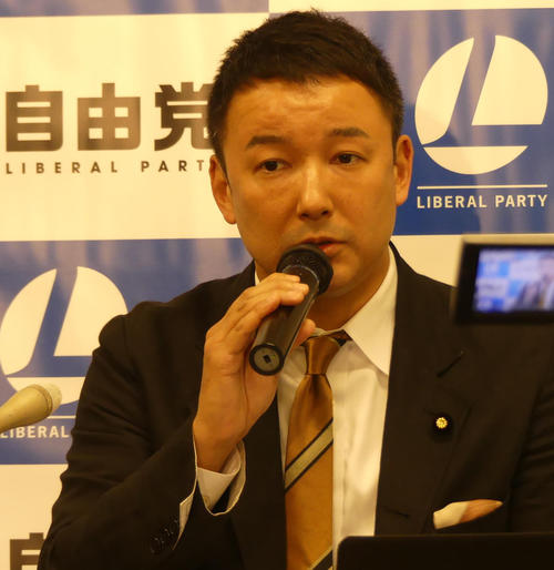 山本太郎氏（18年4月24日撮影）