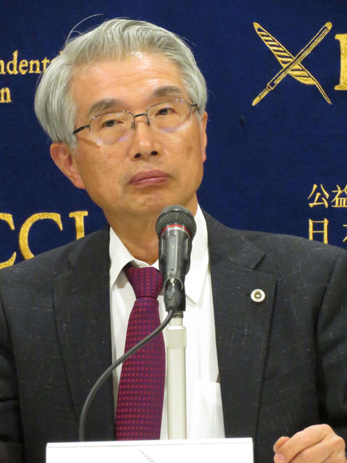 弘中惇一郎弁護士（2019年4月4日撮影）