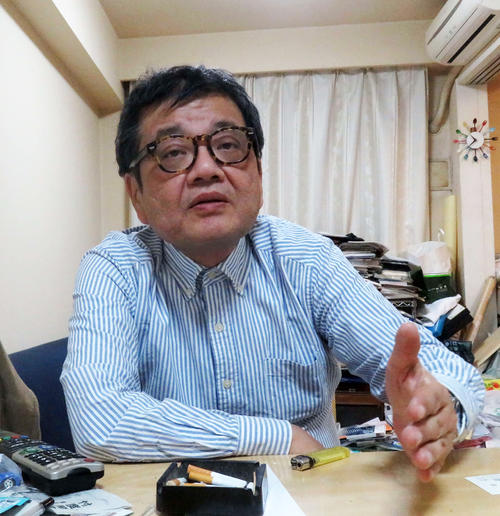 史上最大の10連休を分析する経済アナリストの森永卓郎氏（撮影・大上悟）