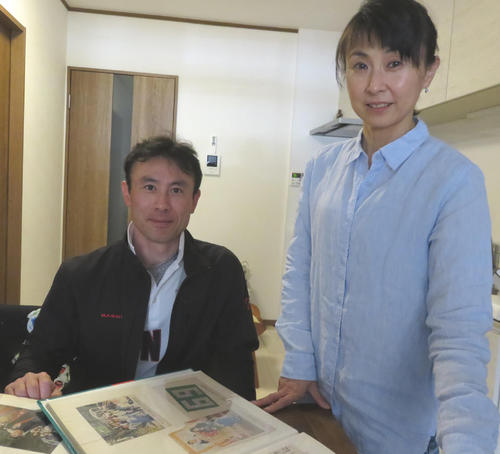 天皇、皇后両陛下と同じく昨年、結婚25周年を迎えた蜂谷尚士さん、裕子さん夫妻