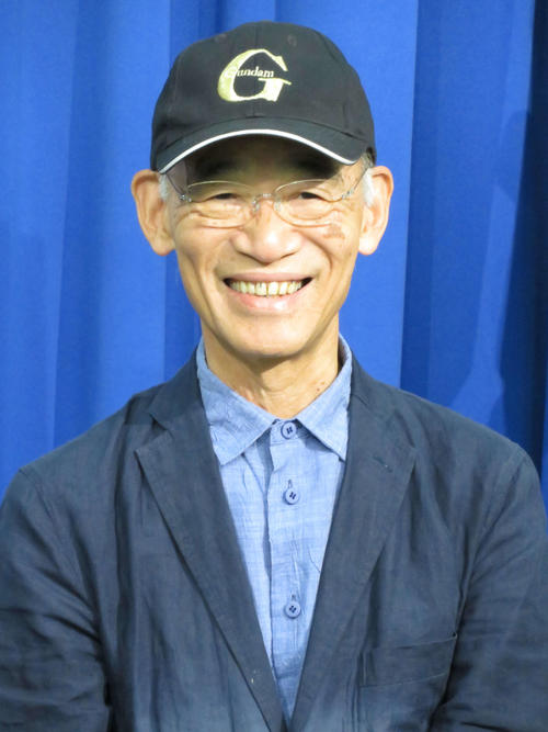 「G－SATELLITE宇宙へ」発表会見に出席した機動戦士ガンダムの富野由悠季総監督（撮影・近藤由美子）