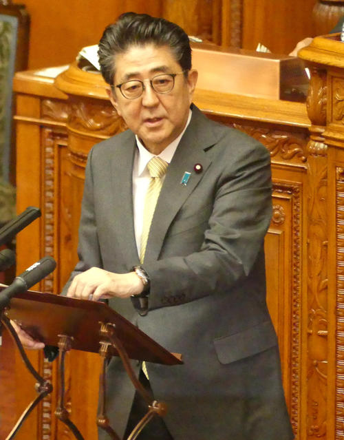 安倍晋三首相（2019年6月5日撮影）
