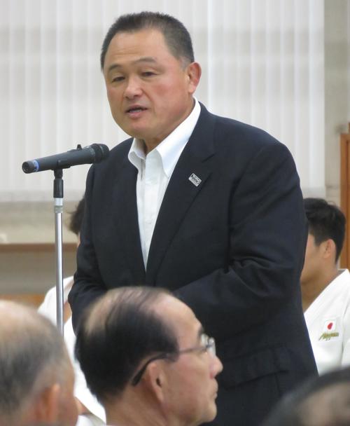 JOC山下泰裕会長（2019年8月7日撮影）