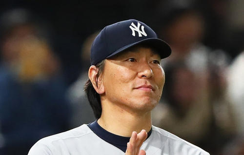 松井秀喜氏（2018年11月8日撮影）