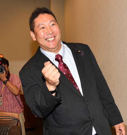 「NHKから国民を守る党」の立花孝志党首（19年9月9日撮影）