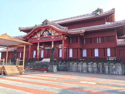 焼失前の首里城（撮影・佐竹英治）